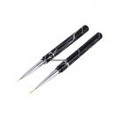 1 Pcs 3D Nail Brush Portable Fiber Hair Manicure UV Gel Builder Polish Painting Liner Drawing Tool