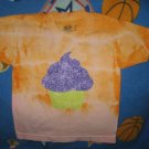 orange and pink 2t/3t with cupcake shirt