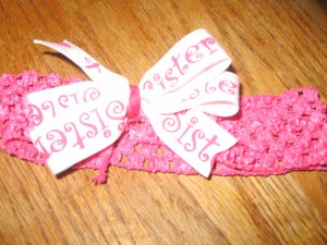 Big sister headband