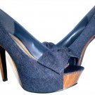 Sexy Blue Denim Heels