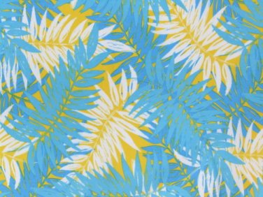 Authentic Lilly Palm Silk Cotton Fabric1 Yd x 44"