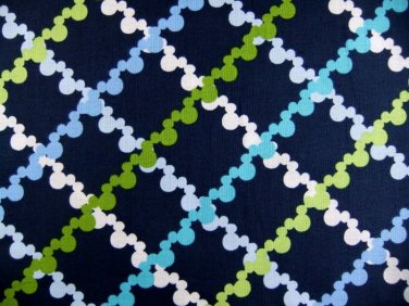 Disney Mickey Hiding Navy Co-ordinate Cotton Fabric BTY x 59" Extra Wide