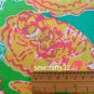 Muliti Pop Goes The Lemur Cotton Poplin Fabric 1 Y x 57" PaisleyLilly