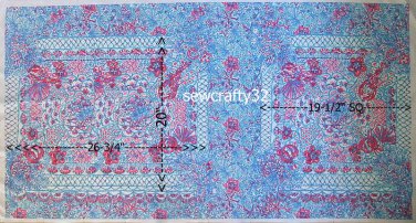 Pinchers Picnic Cotton Poplin Panel  Fabric 27" x 53"