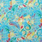 Shake Your Tail Feather Cotton Twill Fabric 1 Yd x 57"