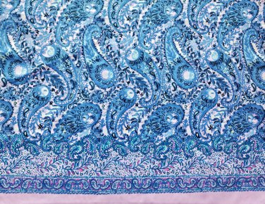 Panel Fabric Purple Iris Hello Sunshine Cotton Poplin Fabric Free Ship