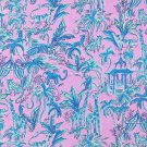 Newest Lilac Freesia Safari Lily P Cotton Dobby Fabric BTY