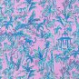 Newest Lilac Freesia Safari Lily P Cotton Dobby Fabric BTY