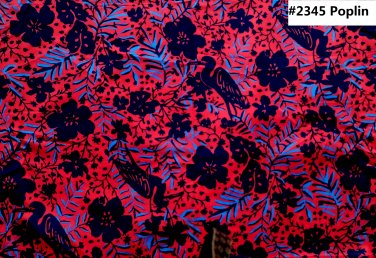 2345 New Cotton Poplin Fabric Lilly-BTY