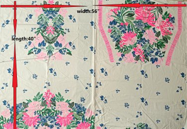 2370 New Cotton Poplin Fabric Lilly Panel