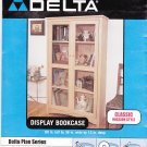 Delta 80-138 Display Bookcase Plans Blue Prints NIP