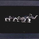 New Forzieri Elephant Tie Clip Clasp Tack Silver Plated