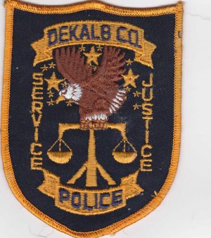 Dekalb County GA Police Patch Shoulder Uniform