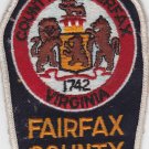Fairfax County VA Police Shoulder Patch Uniform