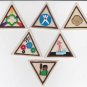 Lot of 6 Brownie Girl Scout Try-Its Patches
