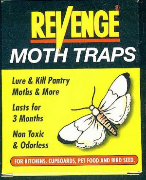 1 Pkg (2 Traps) Pheromone Pantry Moth Trap. Free Ship