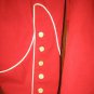 Vintage Red Embroidery Western Cowboy Rockabilly Rodeo Mens Shirt pearl snap buttons XL