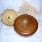 Myrtlewood box with bird on lid The Wooden Nickle Port Orford Oregon hc1035