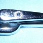 Meat fork genuine marbelized honey Bakelite handle vintage cutlery hc1043