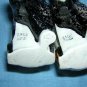 Pair of black poodles pulling basket carts made in Japan vintage planters or holders hc1080