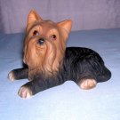 Yorkshire terrier dog small bisque figurine lovable pose hc1115
