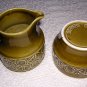 Beswick England Zorba cream sugar 2 cups saucers 1970 hc1135
