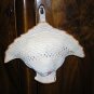Vintage Hand-crocheted flower basket thing 1940s-50s hc1155