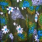 1960s Flower power daisy print cover all pinafore apron kettle cloth hc1160