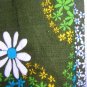 1960s Flower power daisy print cover all pinafore apron kettle cloth hc1160