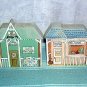 Lynn McNeill miniature shops shelf sitters hand painted 4 shoppes hc1223
