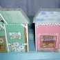 Lynn McNeill miniature shops shelf sitters hand painted 4 shoppes hc1223