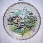 God Bless This House motto plate vintage ESD Japan thatched cottage hc1265