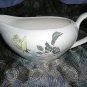 J & G Meakin Eames era gravy sauce boat yellow rose hc1310