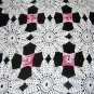 Antique hand crocheted table runner perfectly shabby hc1371