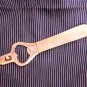 Sophisticated vintage bottle can opener chrome plated from Germany hc1412