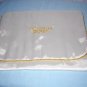 Victoria's Secret Satin lingerie case gold braid piping unused hc1416