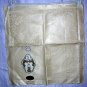 3 Irish linen damask napkins Gold Medal unused vintage linens hc1440