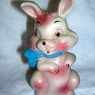 Antique flat rabbit figurine made in Japan cold paint hc1473