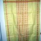 Linen tea towel or cloth woven design unused vintage Scaninavian look hc1489