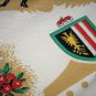 Jacquard tablecloth European costumes coats of arms colorful souvenir vintage linens hc1518