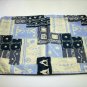 Sous La Foret pair decorator toss cushion covers piping batik look vintage linens hc1542