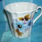 Royal Grafton bone china mug blue floral England hc1551