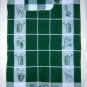 Gardening theme jacquard weave cotton towel and dish cloth hc1579