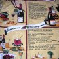 Cooking with wine apron 4 French recipes cotton unused hc1648