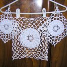 3 Piece set of buffet or vanity crocheted doilies handmade vintage hc1649