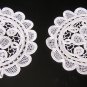 2 tape lace tiny table mats unused like Battenburg hc1705