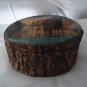 Vintage cedar box picture lid canal souvenir of Bruges Belgium hc1756
