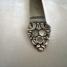 King Cedric large solid jelly server 1933 Community Oneida silverplate hc1796