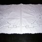 Madeira embroidery threadwork table dresser mat vintage hc1807