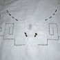 Madeira embroidery threadwork table dresser mat vintage hc1807